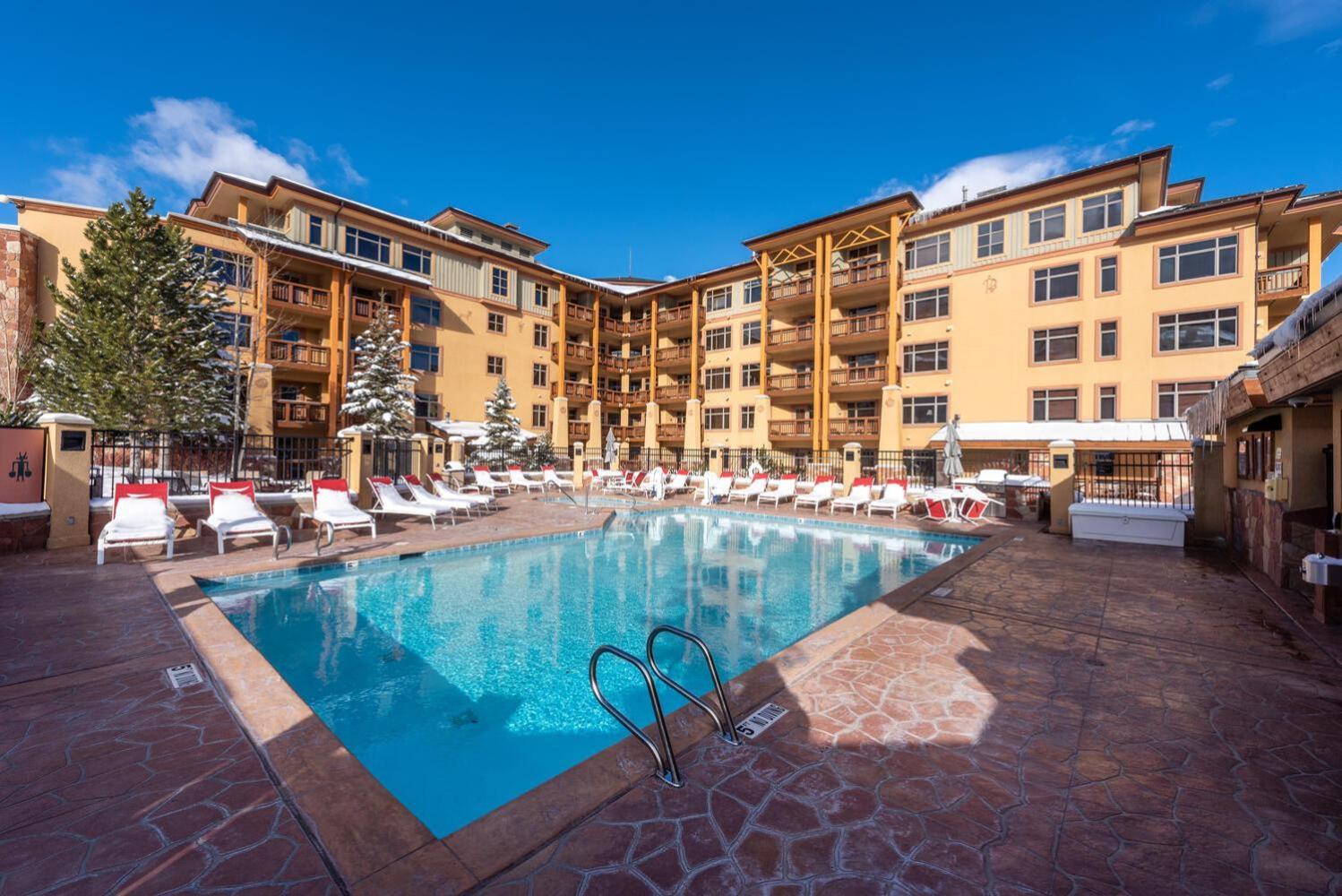 Ski In Ski Out Conde Nast And Forbes Award Winner One Bedroom Pool Hot Tub Gym 415B Park City Exterior photo